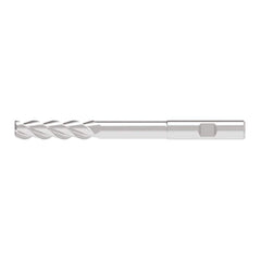 Corner Chamfer End Mill: 10.00 mm Dia, 41.00 mm LOC, 3 Flute, 0.20 mm Chamfer Width, Solid Carbide