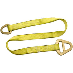 Triangle & Choker, Type 1 Web Sling: 16' Long, 4" Wide, 11500 lb Vertical Capacity, Polyester