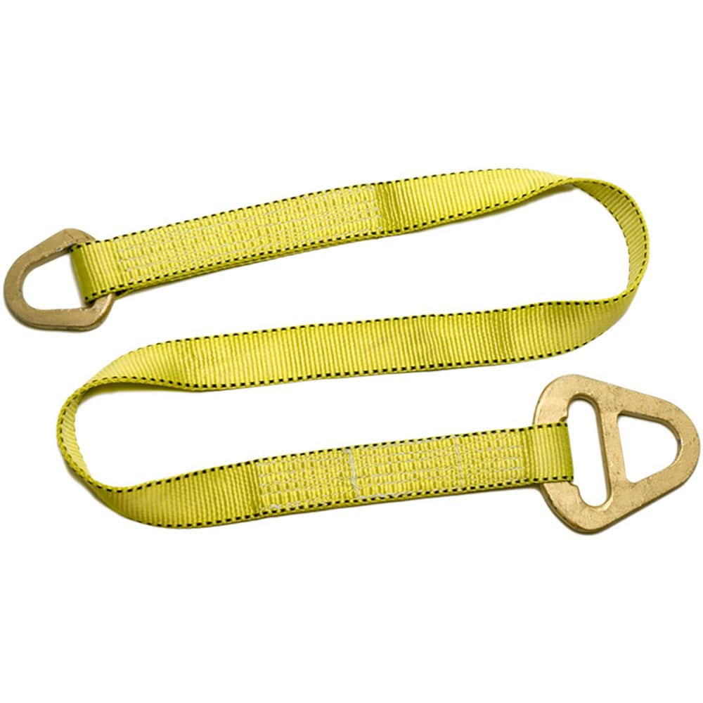 Triangle & Choker, Type 1 Web Sling: 8' Long, 3" Wide, 4800 lb Vertical Capacity, Nylon