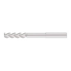 Corner Chamfer End Mill: 12.00 mm Dia, 49.00 mm LOC, 3 Flute, 0.20 mm Chamfer Width, Solid Carbide