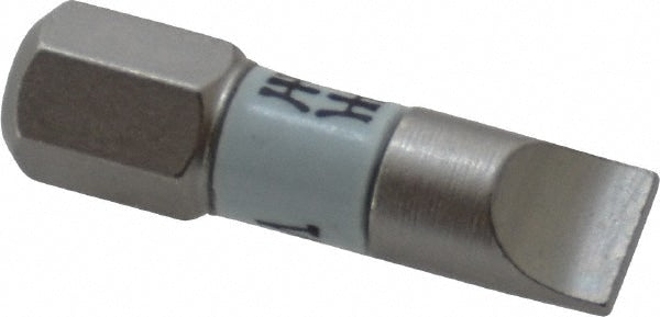 6.5mm x 1.2mm Blade, 1/4" Drive Slotted Screwdriver Bit