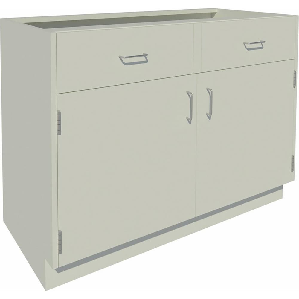 Cabinet Components & Accessories; Accessory Type: Base Cabinet; For Use With: Standing Height Cabinets; Overall Depth: 22 in; Overall Height: 35.1 in; Material: Steel; Color: Pearl; Overall Width: 48