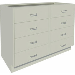 Cabinet Components & Accessories; Accessory Type: Base Cabinet; For Use With: Standing Height Cabinets; Overall Depth: 22 in; Overall Height: 35.1 in; Material: Steel; Color: Pearl; Overall Width: 48