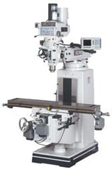 9" x 54" Knee Milling Machine: 5 hp, Variable Speed Pulley, 3 Phase