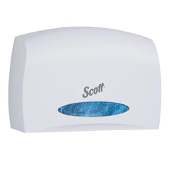 Essential Coreless Jumbo Roll Toilet Paper Dispenser with Stub Roll, White, 14.25" x 9.75" x 6.00"