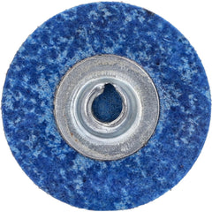 Quick-Change Disc: Type S, 1-1/2" Dia, 36 Grit, Aluminum Oxide, Coated