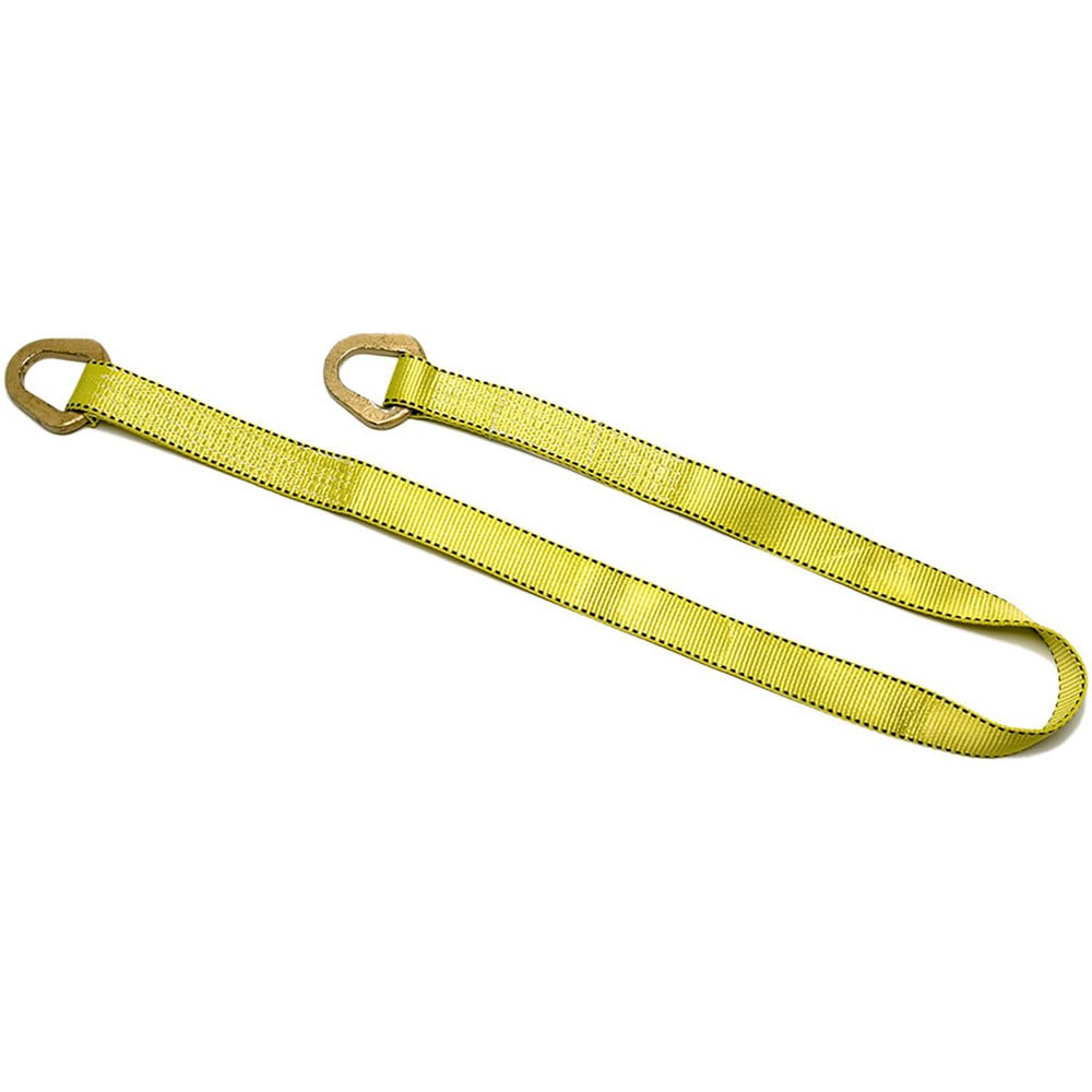 Triangle & Triangle, Type 2 Web Sling: 3' Long, 2" Wide, 3200 lb Vertical Capacity, Nylon