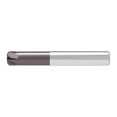 Corner Radius End Mill: 8.00 mm Dia, 5.00 mm LOC, 2.00 mm Radius, 4 Flute, Solid Carbide