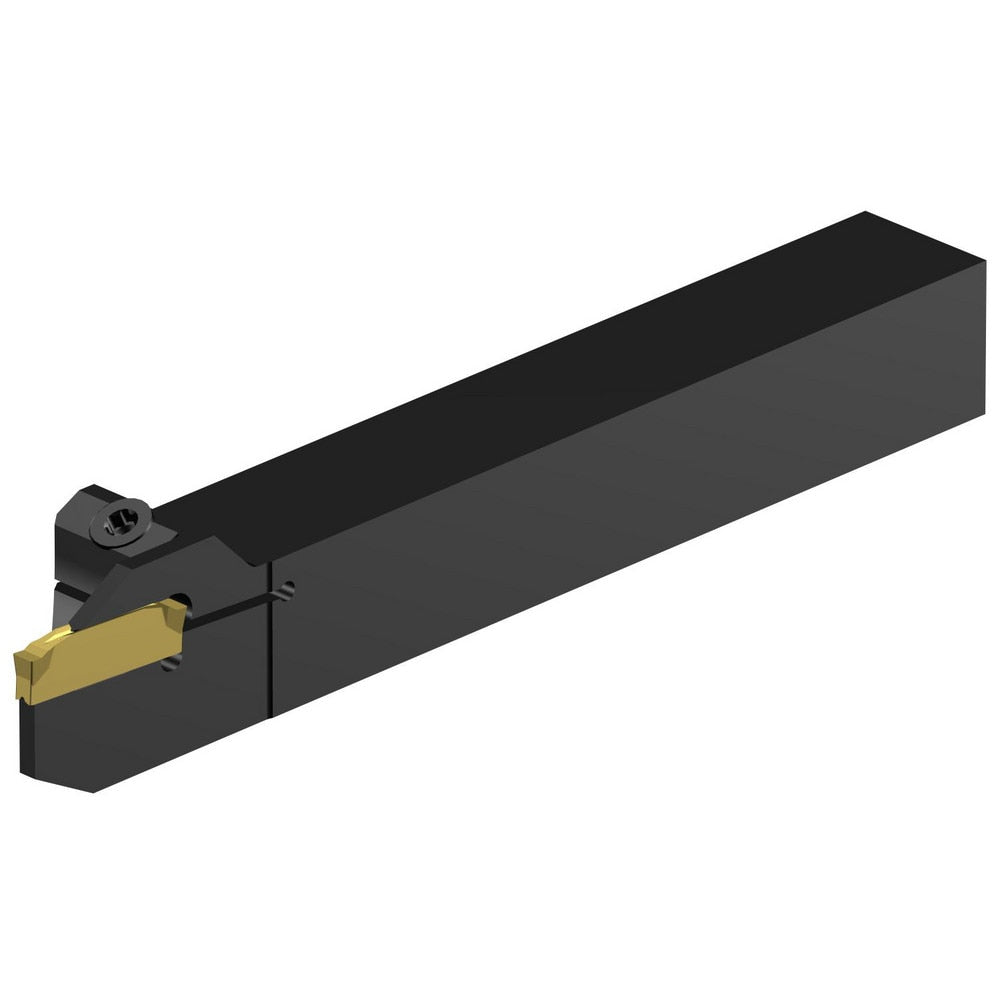 Indexable Grooving/Cut-Off Toolholders; Hand of Holder: Right Hand; Maximum Depth of Cut (Decimal Inch): 0.6693; Maximum Depth of Cut (mm): 17.00; Maximum Groove Width (Decimal Inch): 0.1098; Maximum Groove Width (mm): 2.79; Minimum Groove Width (Decimal