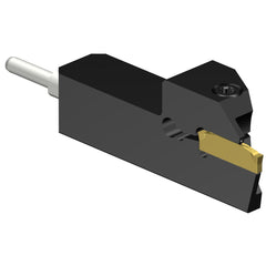 Indexable Grooving/Cut-Off Toolholders; Hand of Holder: Left Hand; Maximum Depth of Cut (Decimal Inch): 0.4331; Maximum Depth of Cut (mm): 11.00; Maximum Groove Width (Decimal Inch): 0.0788; Maximum Groove Width (mm): 2.24; Minimum Groove Width (Decimal I