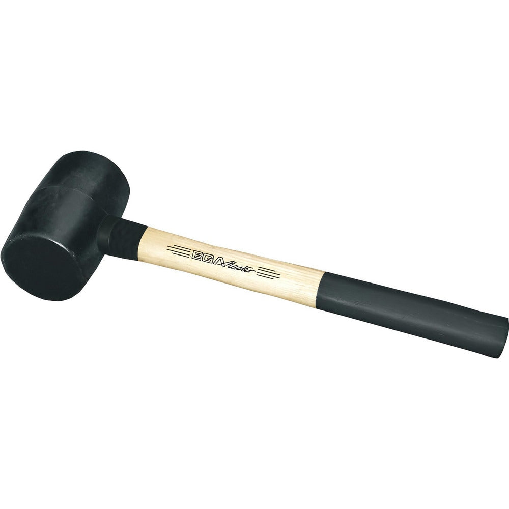 Mallets; Mallet Type: Double Face; Head Weight (Lb): 1.9842; Head Material: Rubber; Handle Material: Hickory; Handle Color: Black; Head Color: Gray; Handle Length (Decimal Inch): 32