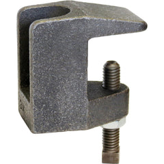 Beam Clamps & C-Clamps; Clamp Type: Wide Throat Top Beam C-Clamp; Material: Ductile Iron; Finish: Plain; Load Capacity (Lb.