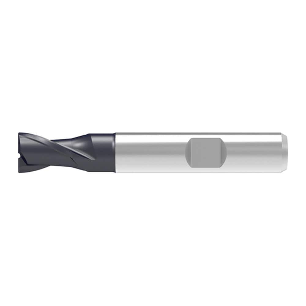 Corner Chamfer End Mill: 14.00 mm Dia, 16.00 mm LOC, 2 Flute, 0.20 mm Chamfer Width, Solid Carbide