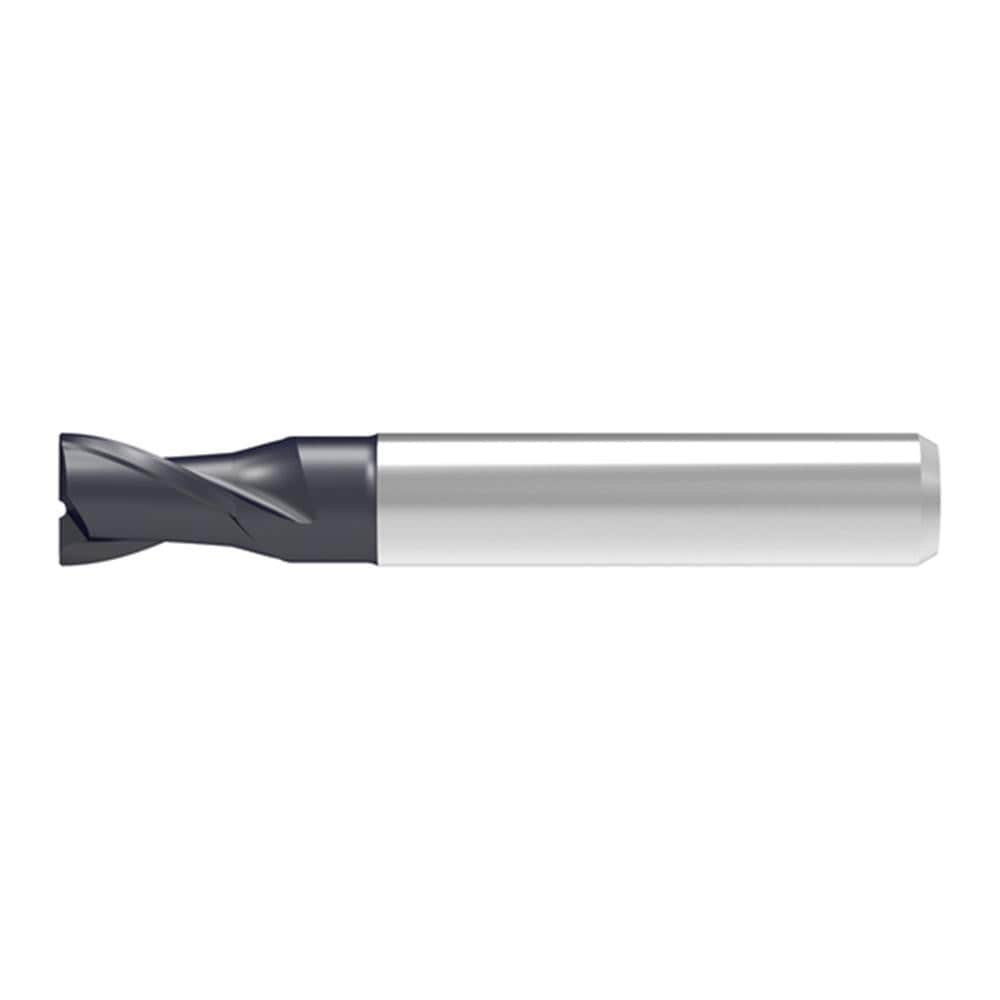 Corner Chamfer End Mill: 20.00 mm Dia, 25.00 mm LOC, 2 Flute, 0.30 mm Chamfer Width, Solid Carbide