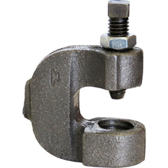 Beam Clamps & C-Clamps; Clamp Type: C-Clamp w/Set Screw and Locknut; Material: Malleable Iron; Finish: Electrogalvanized; Load Capacity (Lb.