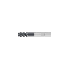 Corner Radius End Mill: 20.00 mm Dia, 41.00 mm LOC, 0.50 mm Radius, 4 Flute, Solid Carbide