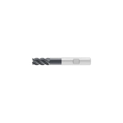 Corner Radius End Mill: 16.00 mm Dia, 36.00 mm LOC, 0.32 mm Radius, 4 Flute, Solid Carbide