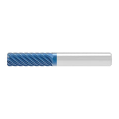 Corner Radius End Mill: 20.00 mm Dia, 40.00 mm LOC, 2.00 mm Radius, 10 Flute, Solid Carbide