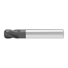 Corner Radius End Mill: 10.00 mm Dia, 14.00 mm LOC, 2.00 mm Radius, 4 Flute, Solid Carbide