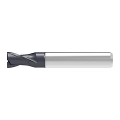 Corner Chamfer End Mill: 5.00 mm Dia, 8.00 mm LOC, 2 Flute, 0.12 mm Chamfer Width, Solid Carbide