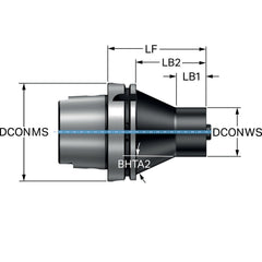 Modular Tool Holding System Adapters; Modular Connection Size: C6; Modular System Size: 125;C6; Projection (Decimal Inch): 3.5827; Projection (mm): 91.000; Overall Length (mm): 120; Overall Length (Decimal Inch): 4.7244; Through Coolant: Yes