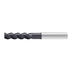 Corner Chamfer End Mill: 5.00 mm Dia, 30.00 mm LOC, 3 Flute, 0.12 mm Chamfer Width, Solid Carbide