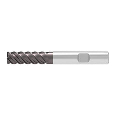 Corner Radius End Mill: 14.00 mm Dia, 42.00 mm LOC, 1.50 mm Radius, 4 Flute, Solid Carbide