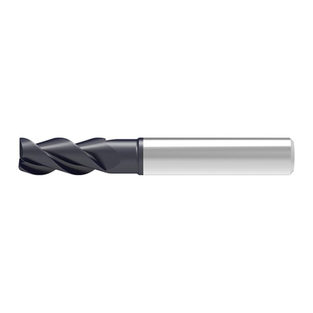 Corner Chamfer End Mill: 16.00 mm Dia, 35.00 mm LOC, 3 Flute, 0.20 mm Chamfer Width, Solid Carbide