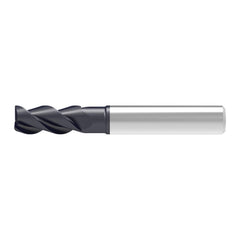 Corner Chamfer End Mill: 8.00 mm Dia, 22.00 mm LOC, 3 Flute, 0.12 mm Chamfer Width, Solid Carbide