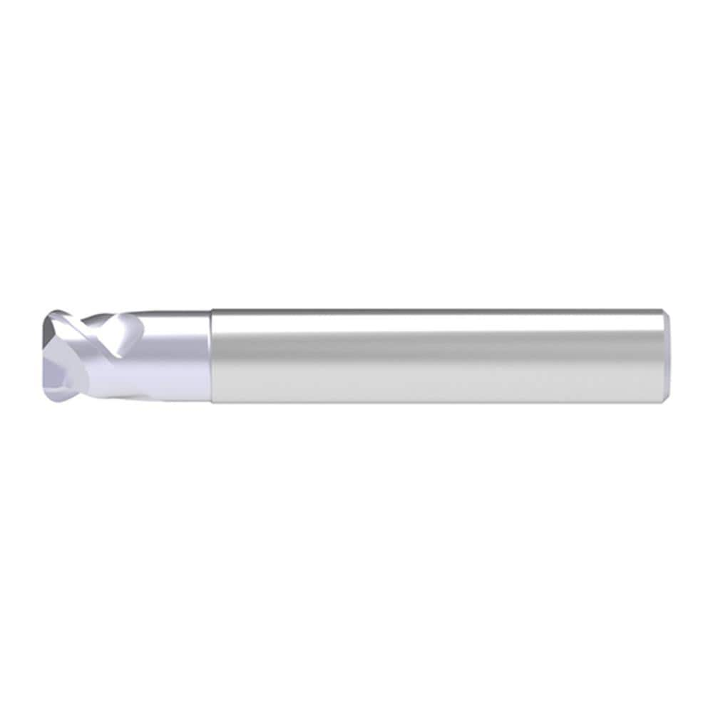 Corner Radius End Mill: 5.00 mm Dia, 3.00 mm LOC, 1.00 mm Radius, 2 Flute, Solid Carbide