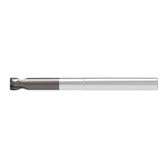 Corner Radius End Mill: 12.00 mm Dia, 8.00 mm LOC, 1.00 mm Radius, 2 Flute, Solid Carbide