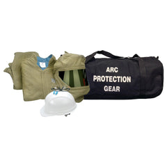 Arc Flash Clothing Kit: Size 2X-Large, Cotton, Jacket, Pants & Hoods