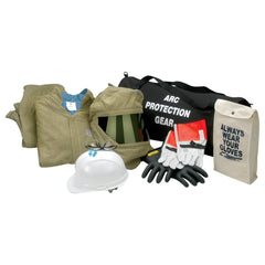 Arc Flash Clothing Kit: Size 5X-Large, Cotton, Jacket, Pants & Hoods