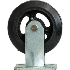 Caster Wheels; Wheel Diameter (Inch): 6; Mount Type: Plate; Wheel Width (Inch): 2; Wheel Hardness: Hard