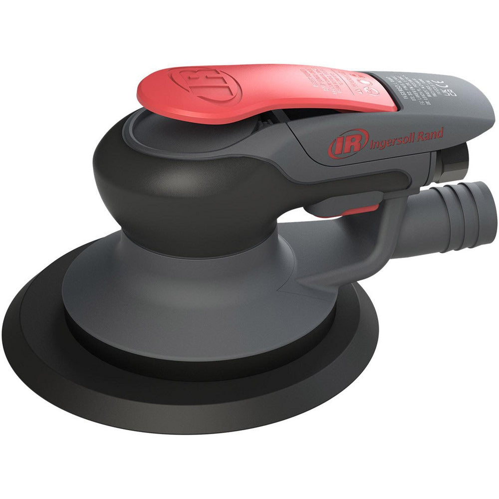 Air Orbital Sander: Round, 6" Pad, 12,000 OPM