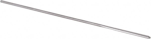 Chucking Reamer: #57, 2-1/2" OAL, 1/2" Flute Length, Straight-Cylindrical Shank, HSS