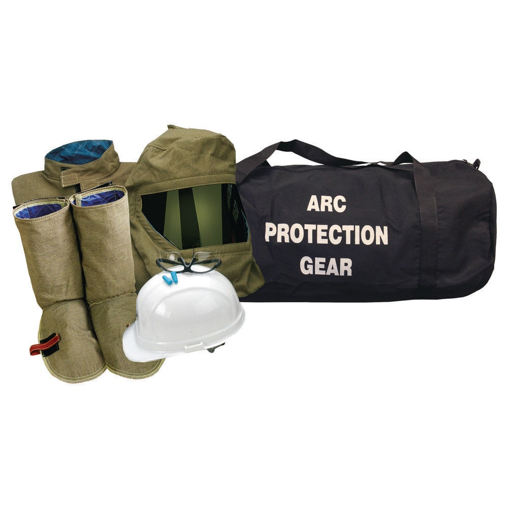 Arc Flash Clothing Kit: Size 3X-Large, Cotton, Coat, Hoods & Leggings