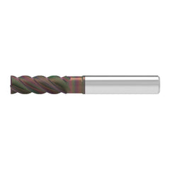 Corner Chamfer End Mill: 8.00 mm Dia, 24.00 mm LOC, 4 Flute, 0.20 mm Chamfer Width, Solid Carbide