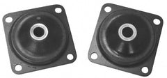 Plate-Type Vibration Mounts; Shape: Square; Axial Load Capacity: 425; Color Code: White