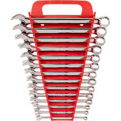 Combination Wrench Set: 14 Pc, Metric