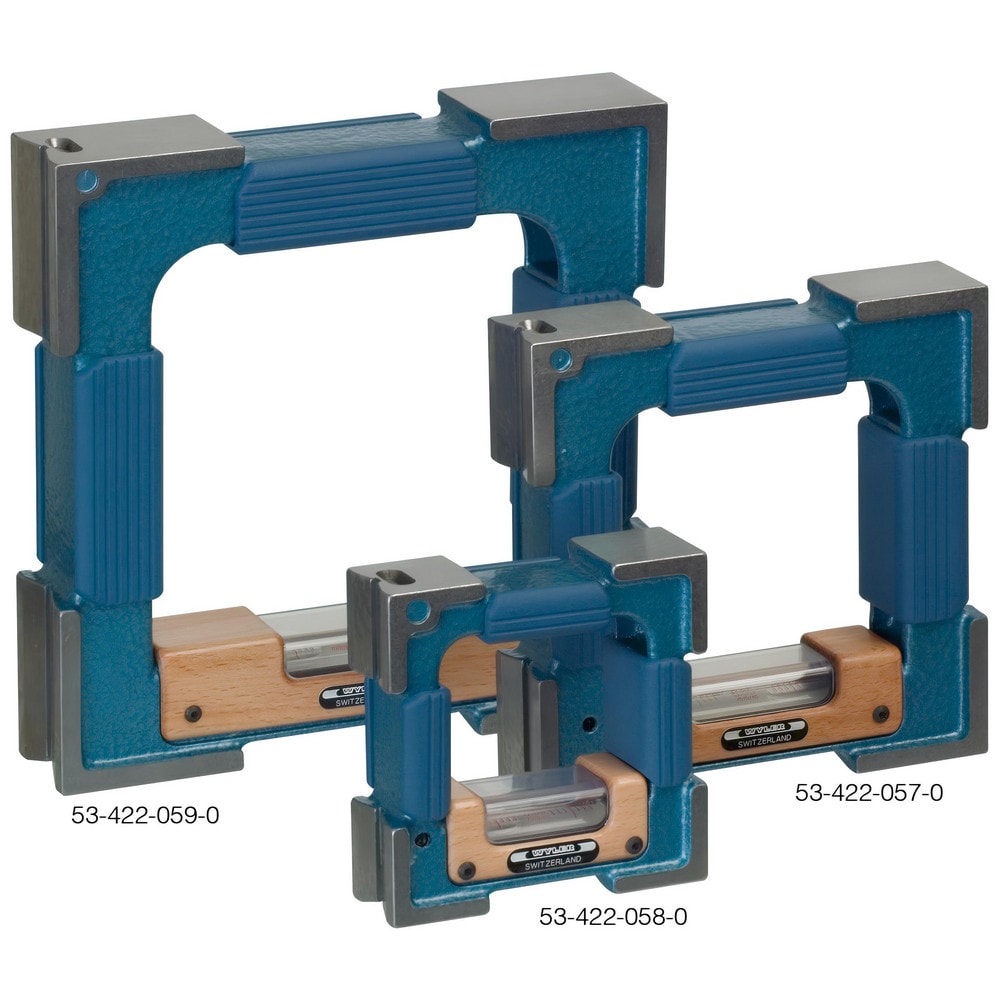 Master Precision & Machinists' Levels; Level Type: Spirit Level; Length (Inch): 7-7/8; Graduation Sensitivity Per 10 Inches: 10 sec; Overall Height: 1.5625 in; Overall Length: 7.88