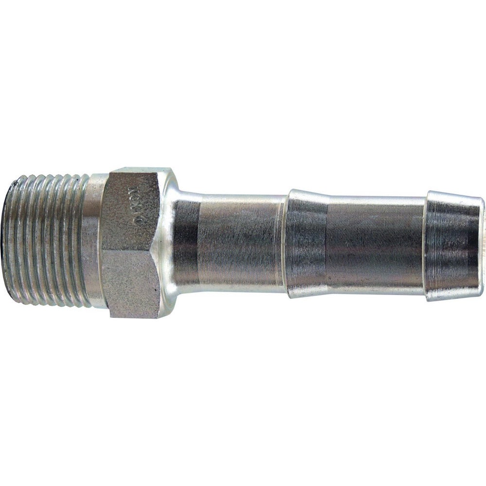 Combination Nipples For Hoses; Type: King Nipple; Material: Plated Steel; Thread Standard: Male NPT; Thread Size: 1/4 in; Overall Length: 3.31 in; Epa Watersense Certified: No