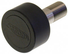 Plain Cam Follower: 1.5" Roller Dia, 0.875" Roller Width, 0.625" Stud Dia