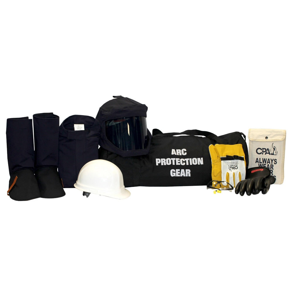 Arc Flash Clothing Kit: Size 4X-Large, Cotton, Coat, Hoods & Leggings