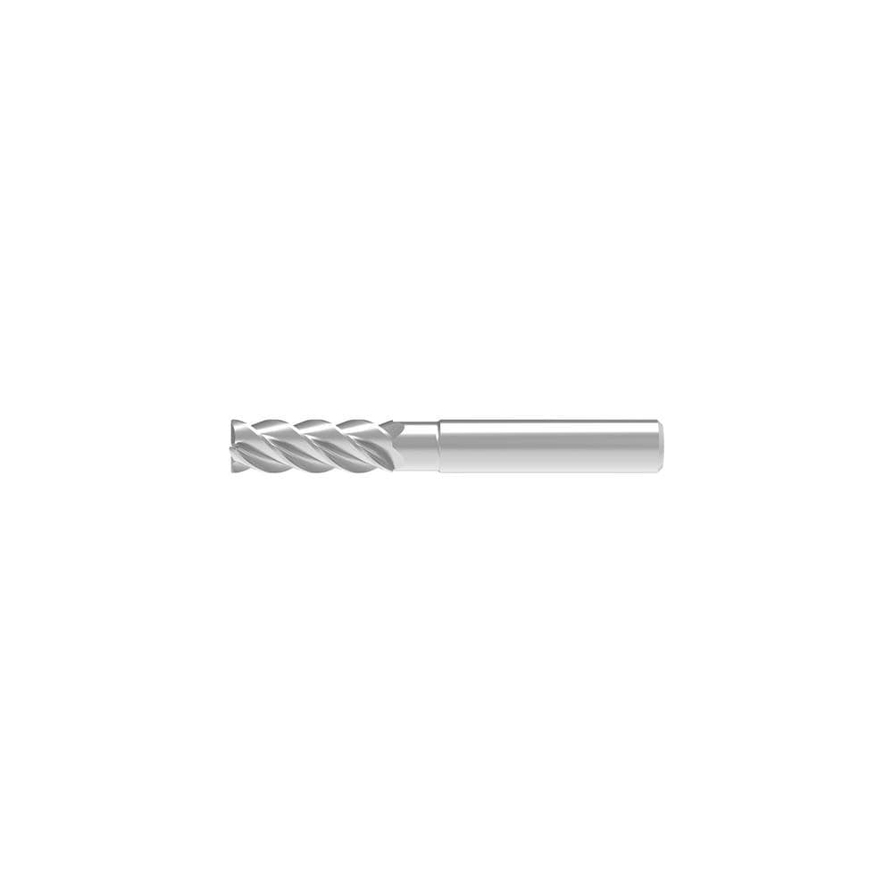 Corner Chamfer End Mill: 8.50 mm Dia, 22.00 mm LOC, 4 Flute, 0.20 mm Chamfer Width, Solid Carbide