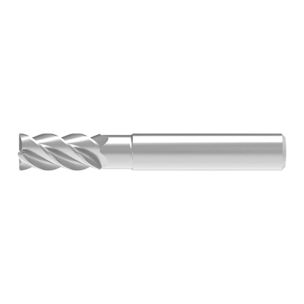 Corner Chamfer End Mill: 20.00 mm Dia, 41.00 mm LOC, 4 Flute, 0.20 mm Chamfer Width, Solid Carbide