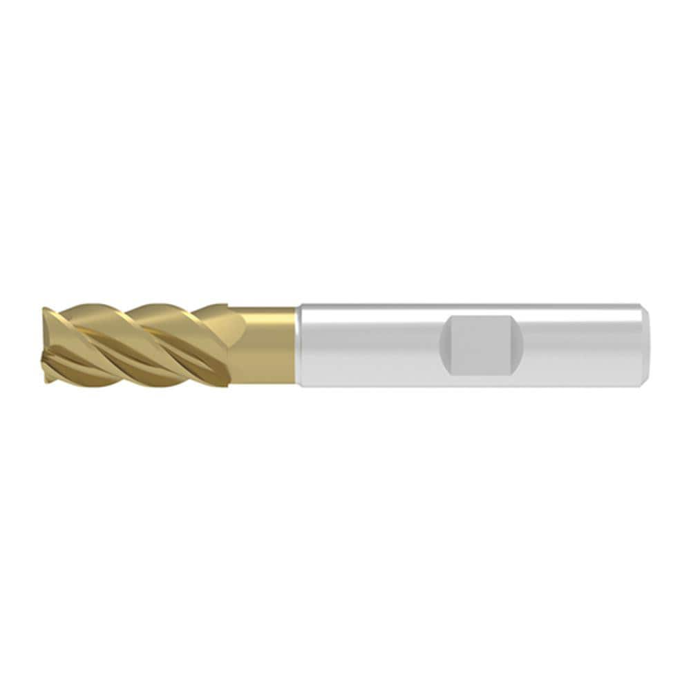 Corner Chamfer End Mill: 6.00 mm Dia, 13.00 mm LOC, 4 Flute, 0.12 mm Chamfer Width, Solid Carbide