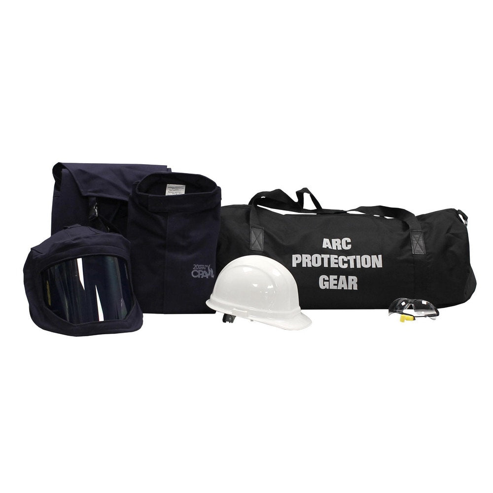 Arc Flash Clothing Kit: Size 3X-Large, Cotton, Bib Overalls, Hoods & Jacket