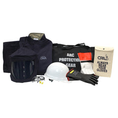 Arc Flash Clothing Kit: Size Large, Cotton, Jacket, Pants & Hoods