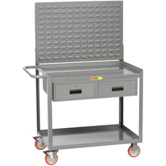 Mobile Work Benches; Bench Type: Mobile Workstation; Edge Type: Square; Depth (Inch): 24; Leg Style: Fixed; Load Capacity (Lb.